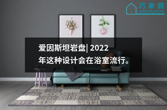 爱因斯坦岩盘| 2022年这种设计会在浴室流行。