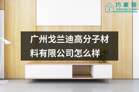 广州戈兰迪高分子材料有限公司怎么样