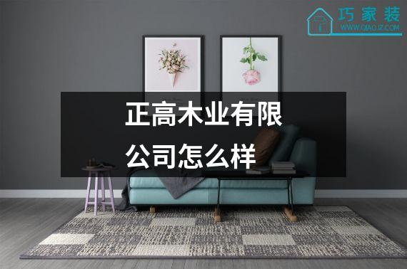 正高木业有限公司怎么样