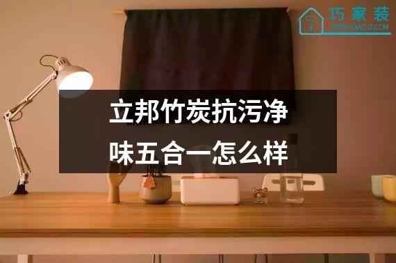 立邦竹炭抗污净味五合一怎么样