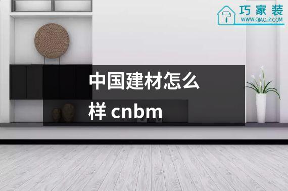 中国建材怎么样 cnbm