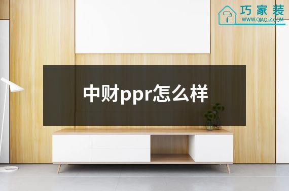 中财ppr怎么样