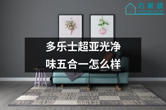 多乐士超亚光净味五合一怎么样