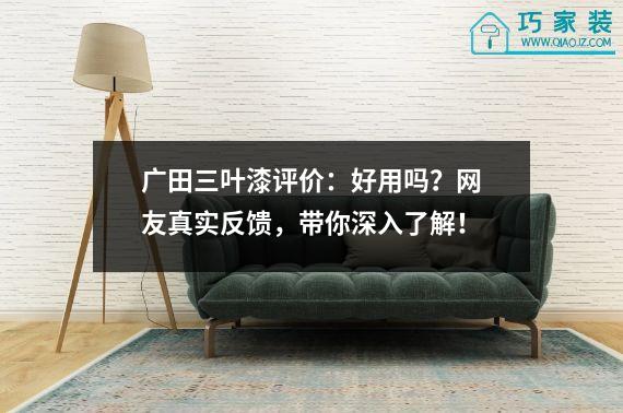 广田三叶漆评价：好用吗？网友真实反馈，带你深入了解！