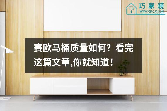 赛欧马桶质量如何？看完这篇文章,你就知道！