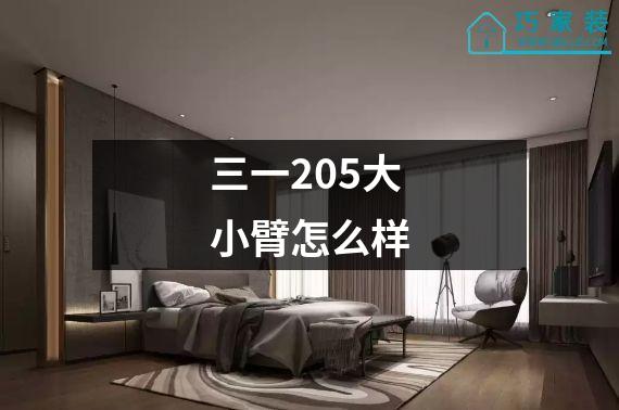 三一205大小臂怎么样