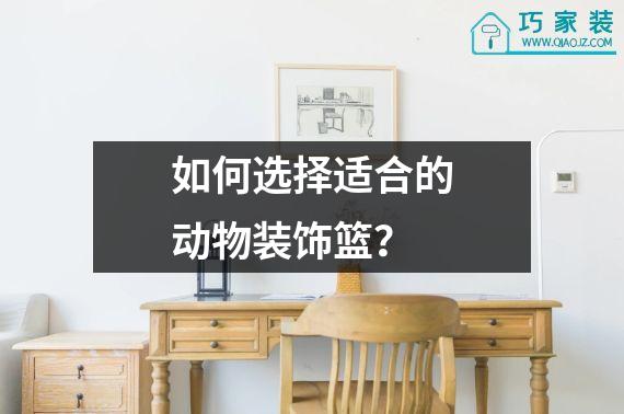 如何选择适合的动物装饰篮？