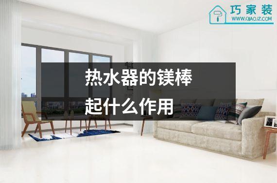 热水器的镁棒起什么作用