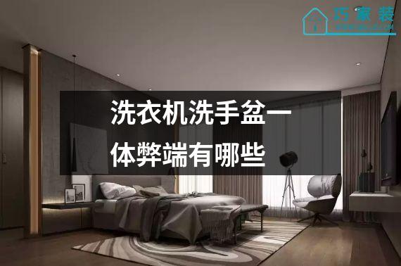 洗衣机洗手盆一体弊端有哪些
