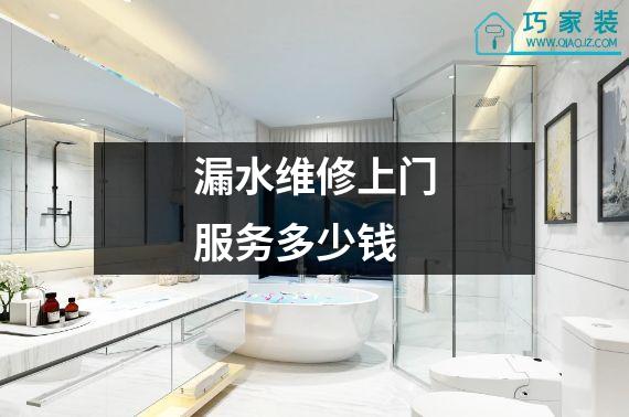 漏水维修上门服务多少钱